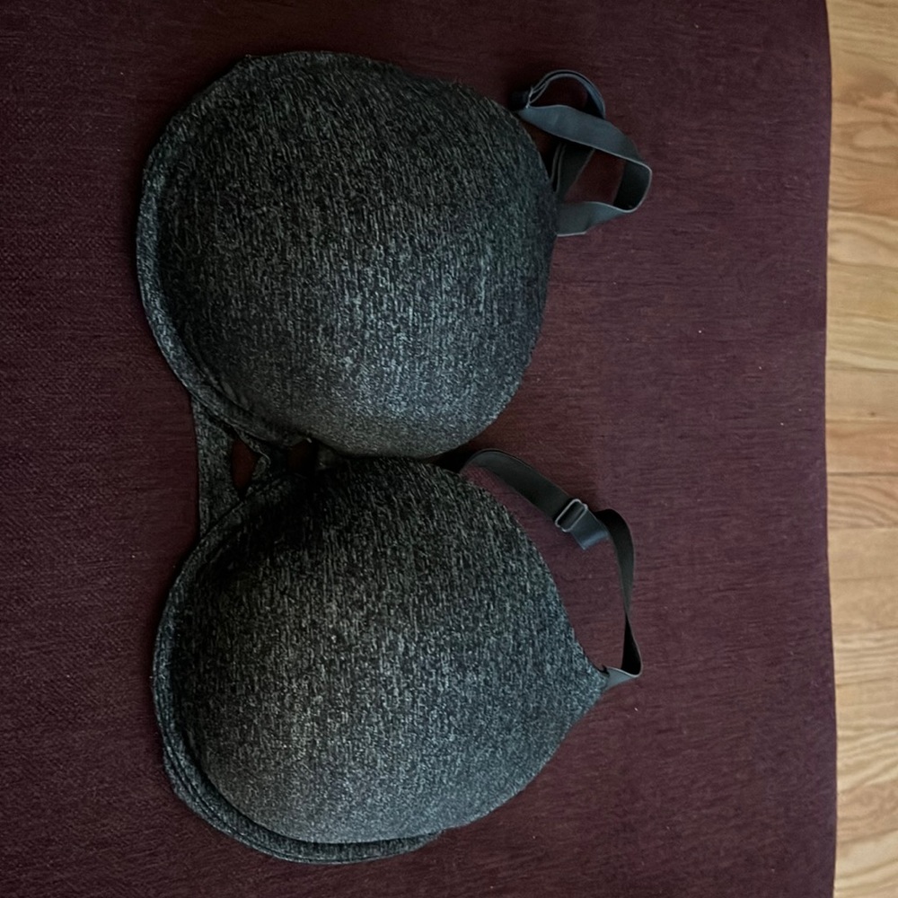 Victoria’s Secret Perfect Coverage Bra 36 DD Dark Grey